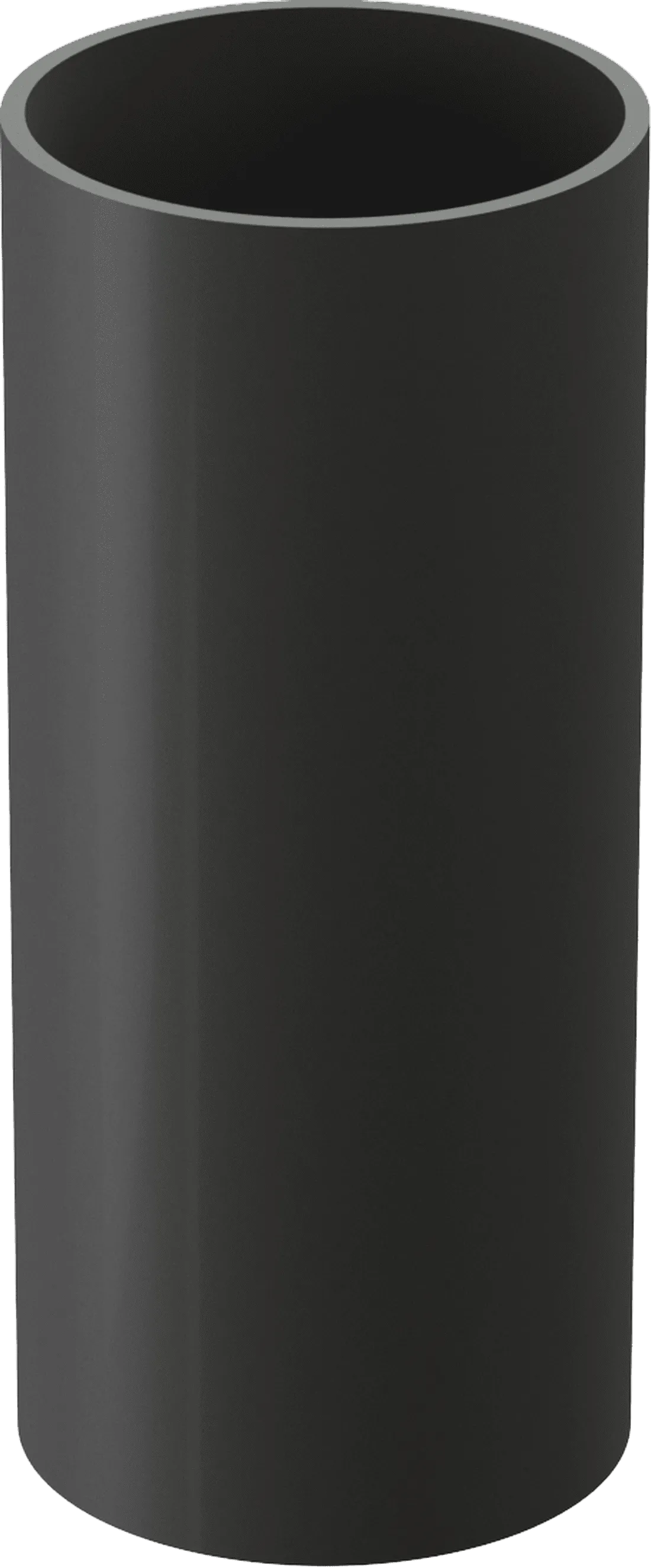 Труба водосточная d100 мм Docke Lux 1000 мм, Графит (RAL7024)