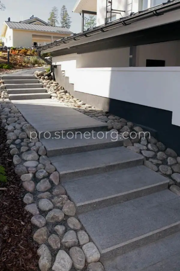 ландшафтный дизайн лестница из гранита ступени для дорожек из гранита облицовка лестниц