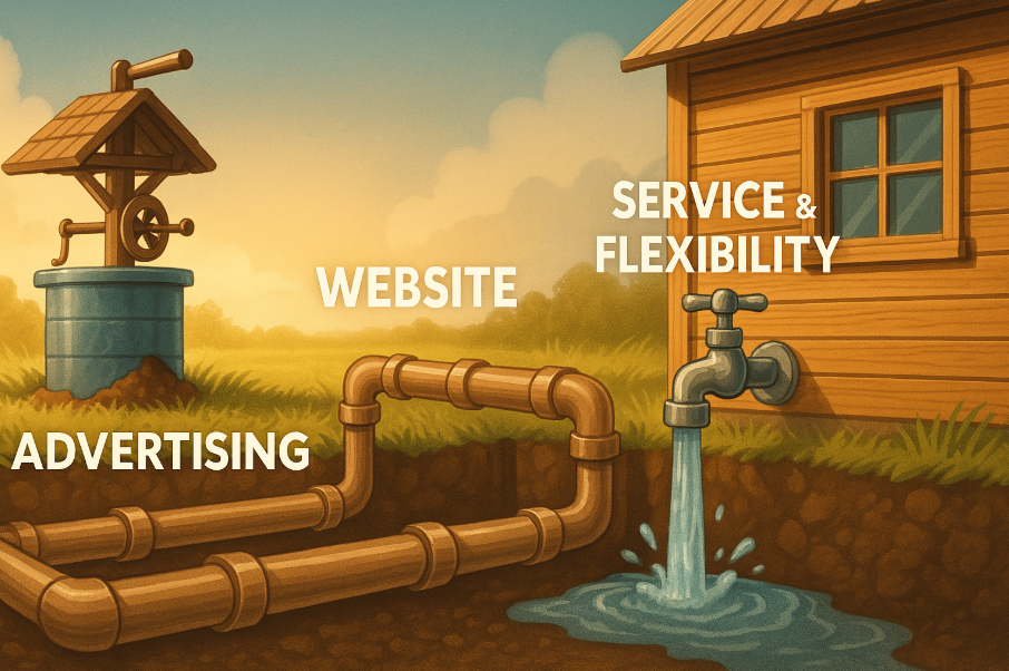 Как привлечь новых клиентов для водоснабжения для частного дома