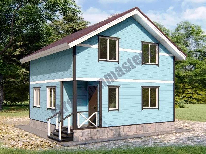 Каркасный дом РУБИН СТАНДАРТ 7Х7