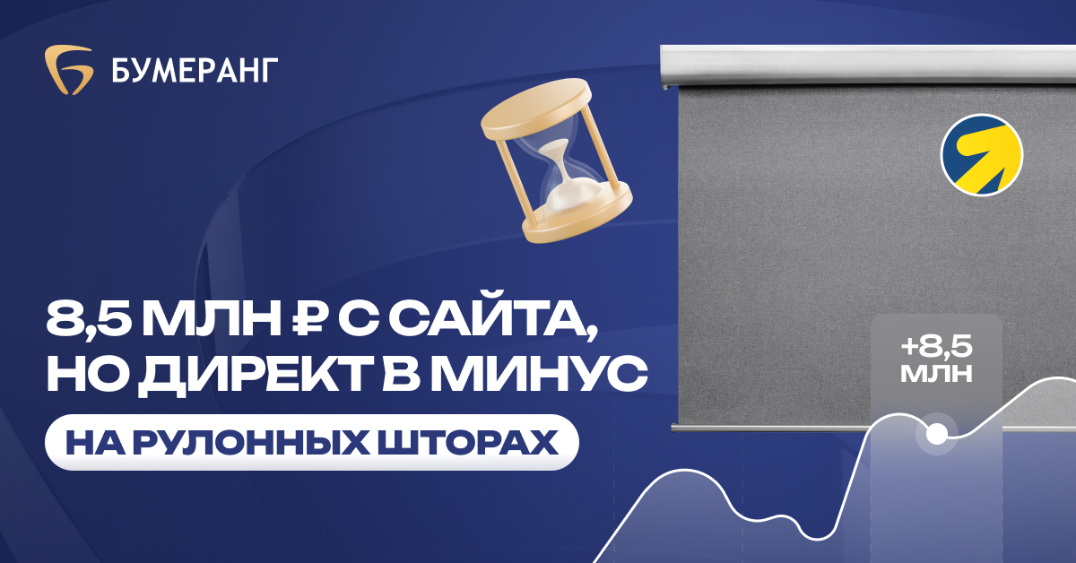 От штор до крупных сделок: как клиент из Карелии заработал 8,5 млн рублей с рекламным бюджетом 215 000 ₽
