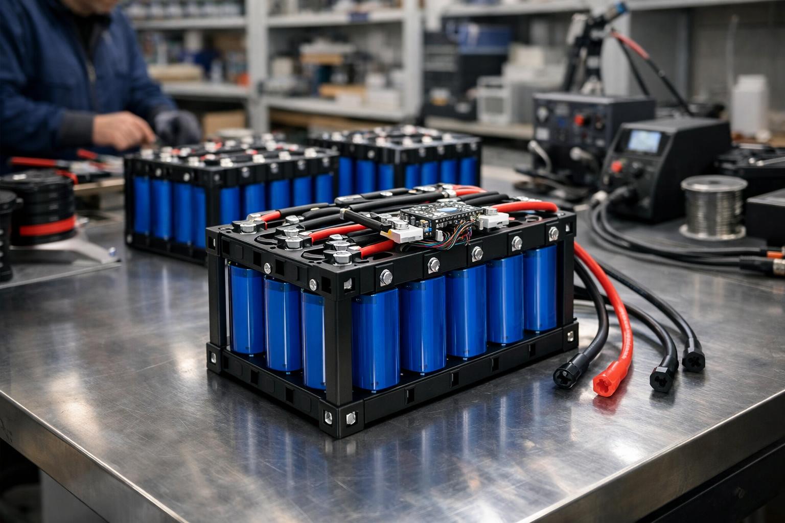 Сборка из 10 аккумуляторов под ключ - Tesselion для проекта Сборка из 10 аккумуляторов под ключ - Tesselion для проекта