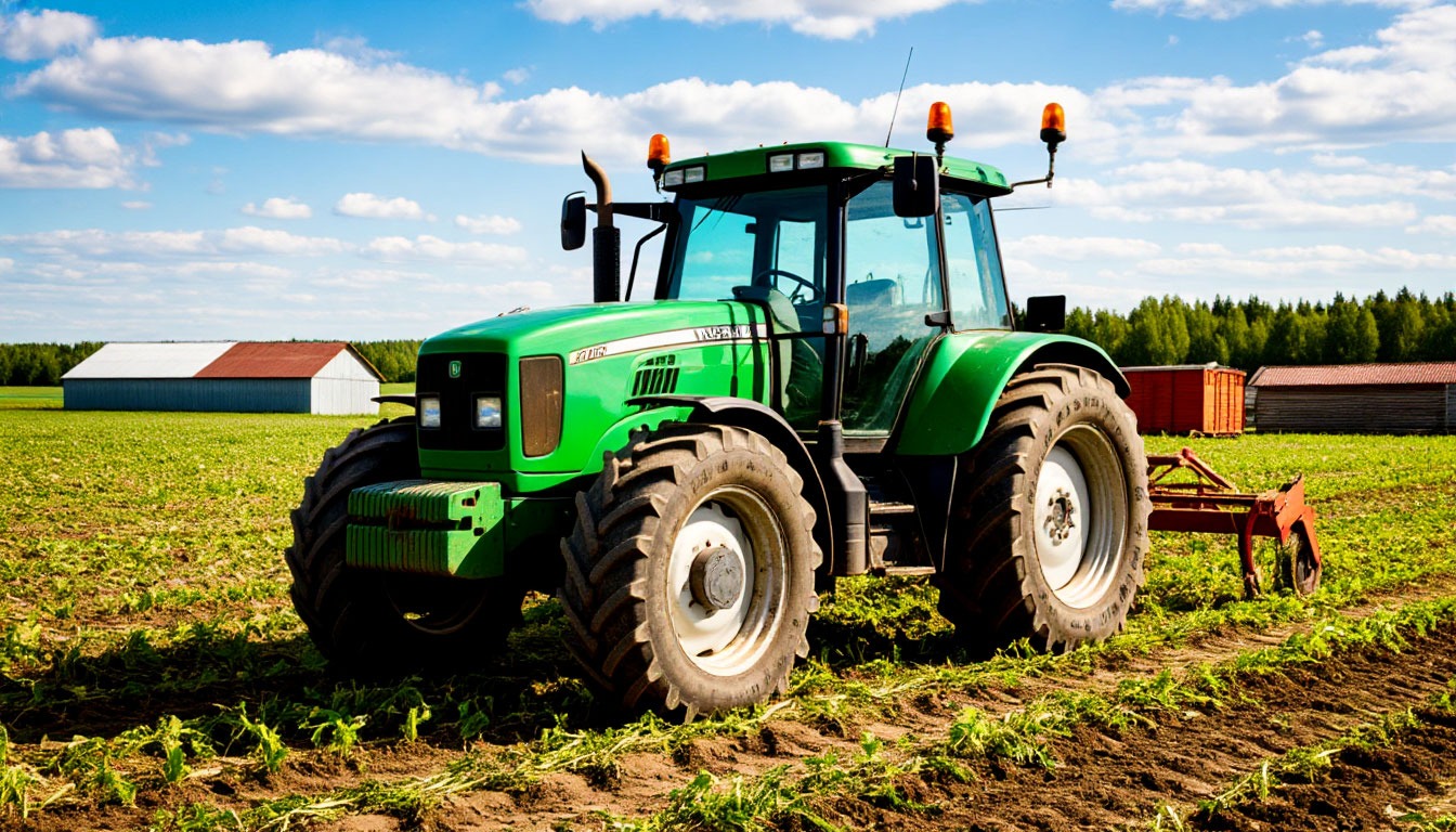 трактор для фермы
