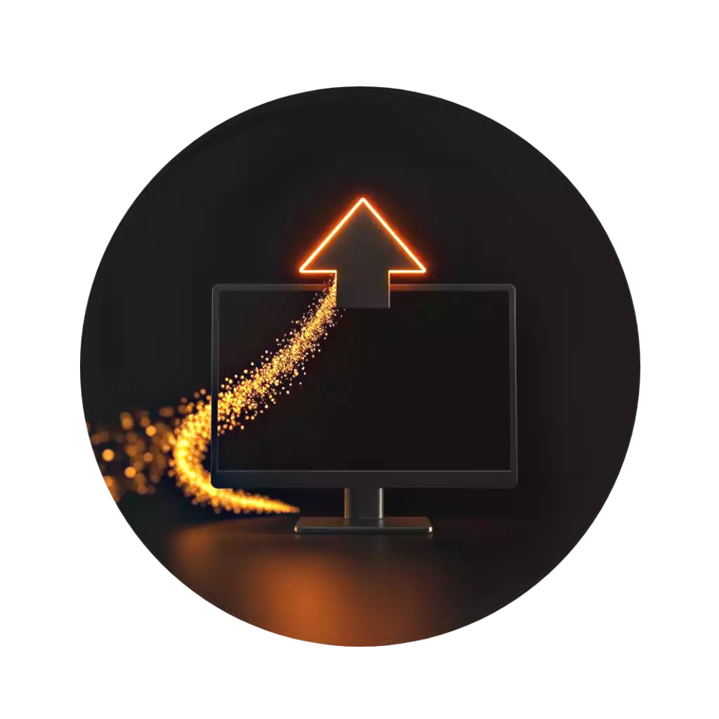 Стрелка роста в мониторе - статья о программатик рекламе