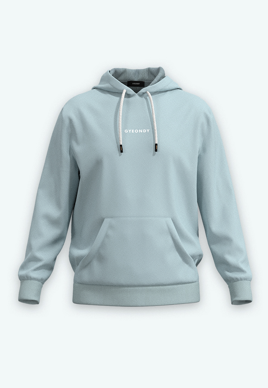 Худи мужской Худи цвет светло-голубой