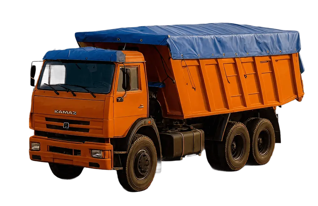 Самосвал с прицепом