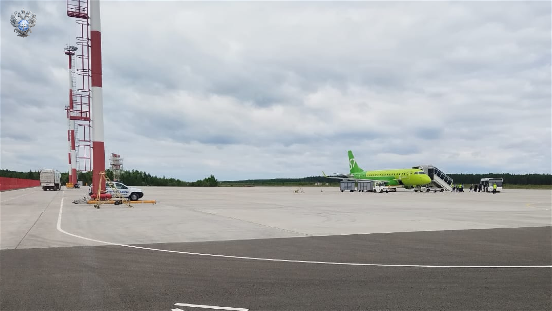 Оператор аэропорта Братск приступил к эксплуатации нового перрона