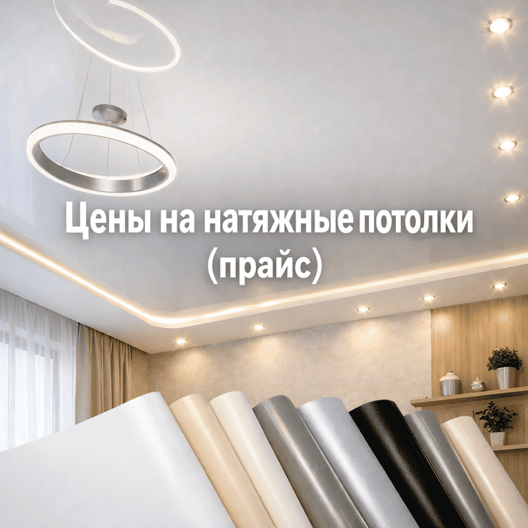 натяжной потолок с точечными светильниками с точечными светильниками