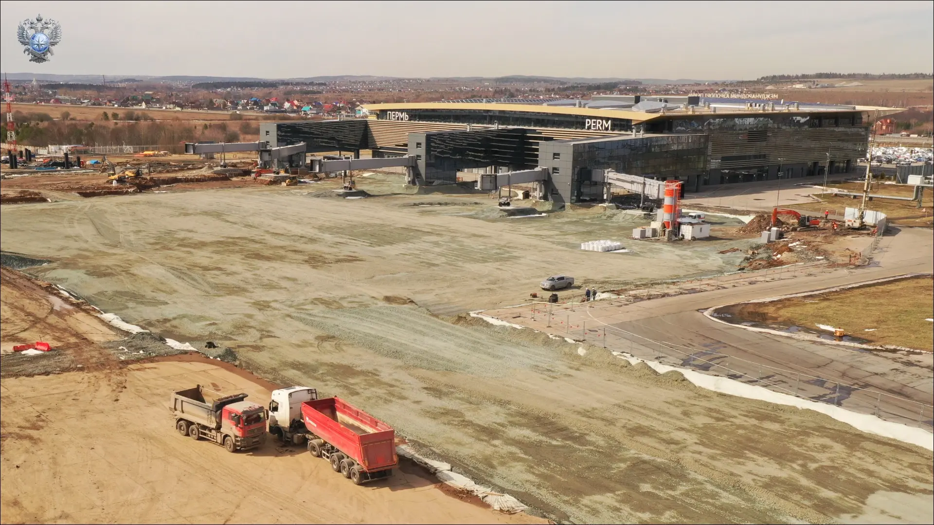 Продолжается реконструкция аэродромной инфраструктуры в аэропорту Большое Савино
