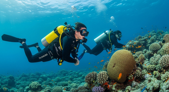 Дайвинг в гидрокостюмах