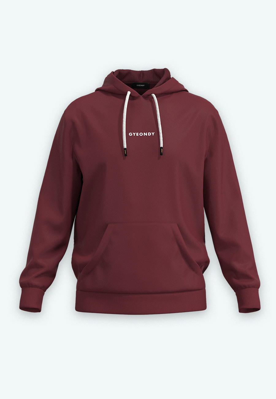 Худи мужские Худи цвет бордовый