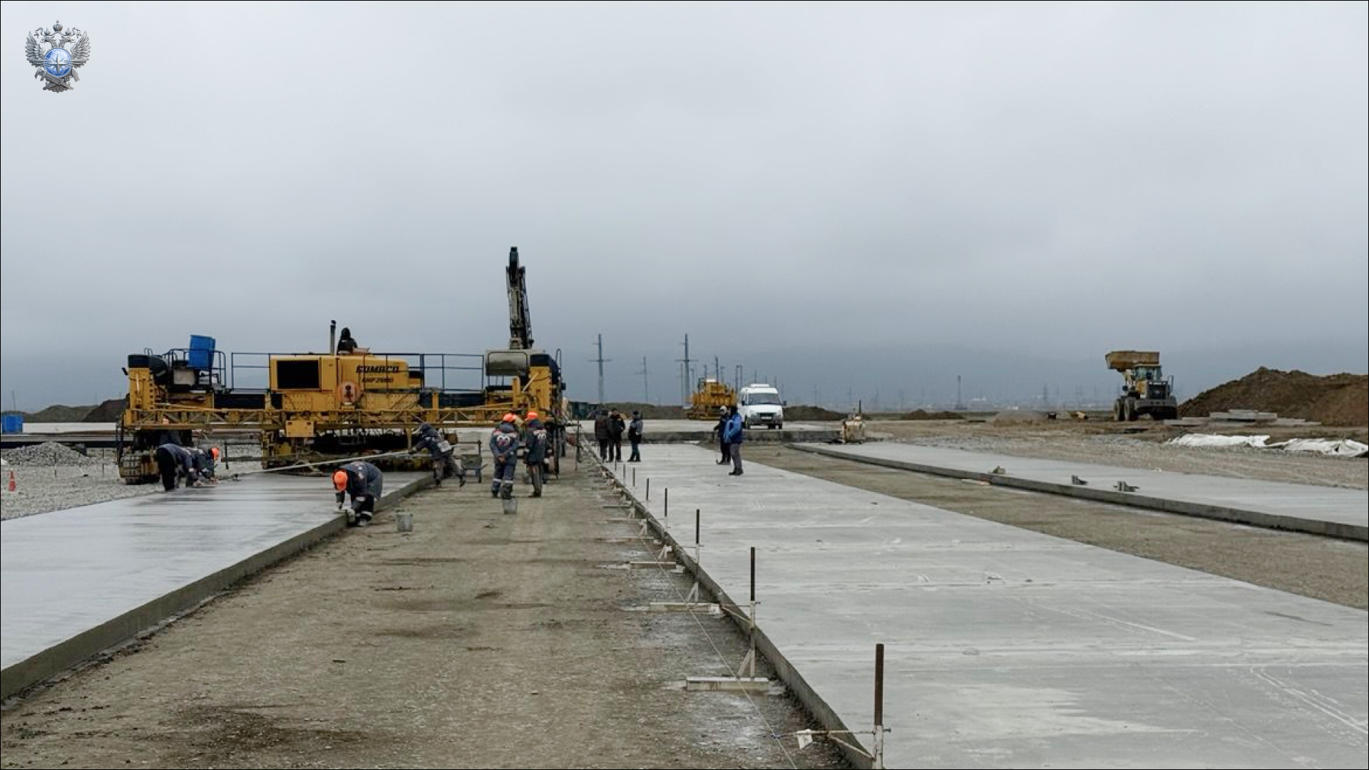 В аэропорту Махачкалы продолжается реконструкция аэродромной инфраструктуры