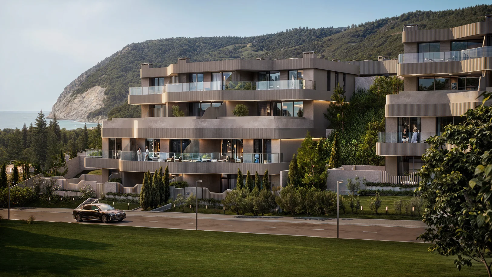 рендер куротного комплекса Sunterra в Крыму