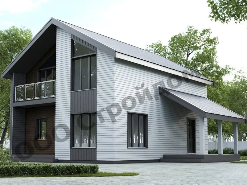 Каркасный Дом БАВАРИЯ 8×10