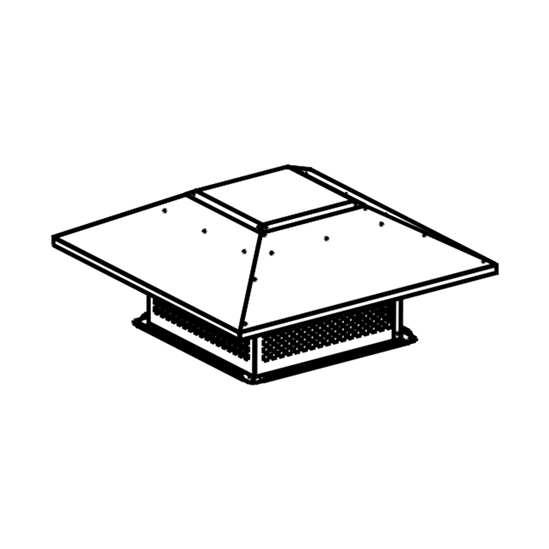 Защитные зонты для крышных вентиляторов ЗОНТ-БАЗИС Защитный зонт ЗОНТ-БАЗИС