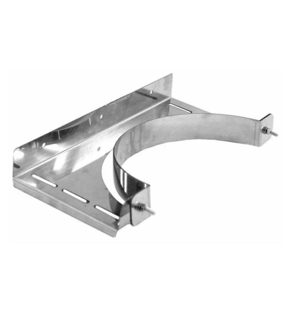 Элемент дымохода из оцинкованной стали. Поддерживающая площадка