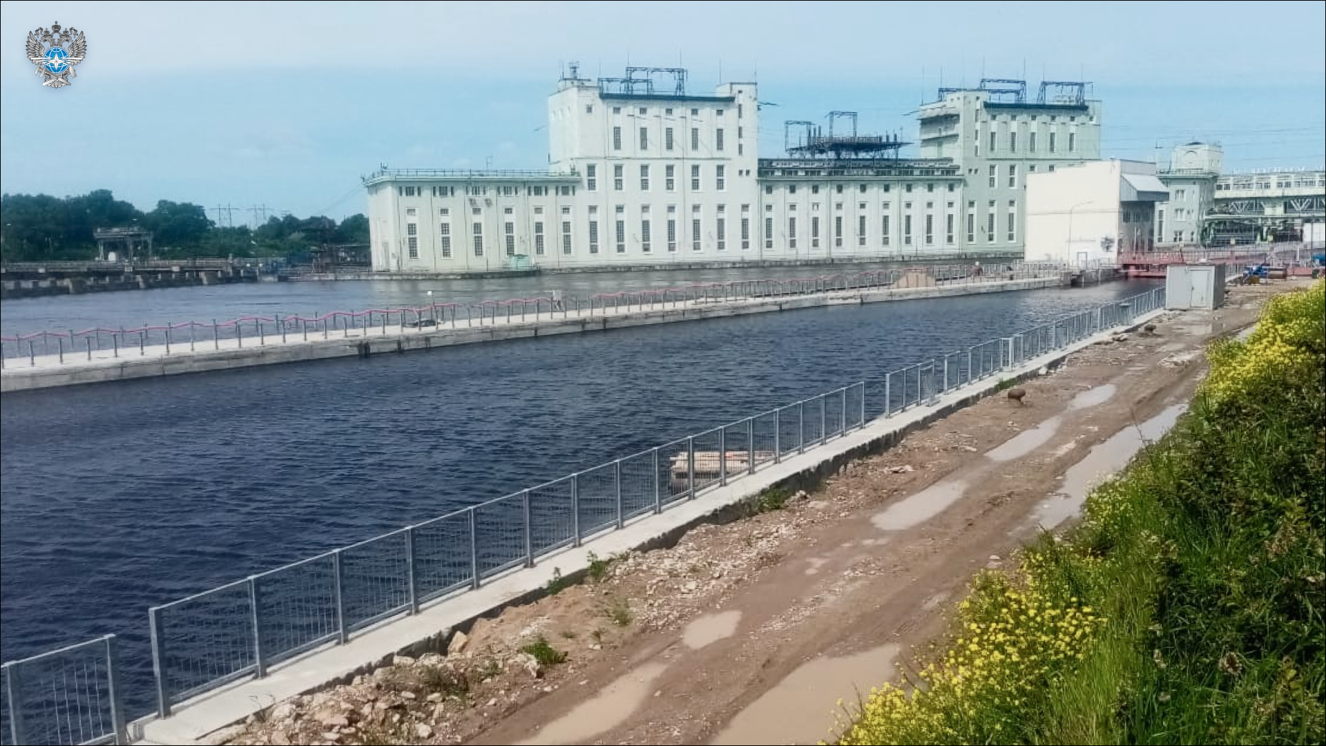 На завершающем этапе находится реконструкция Волховского шлюза в Ленинградской области