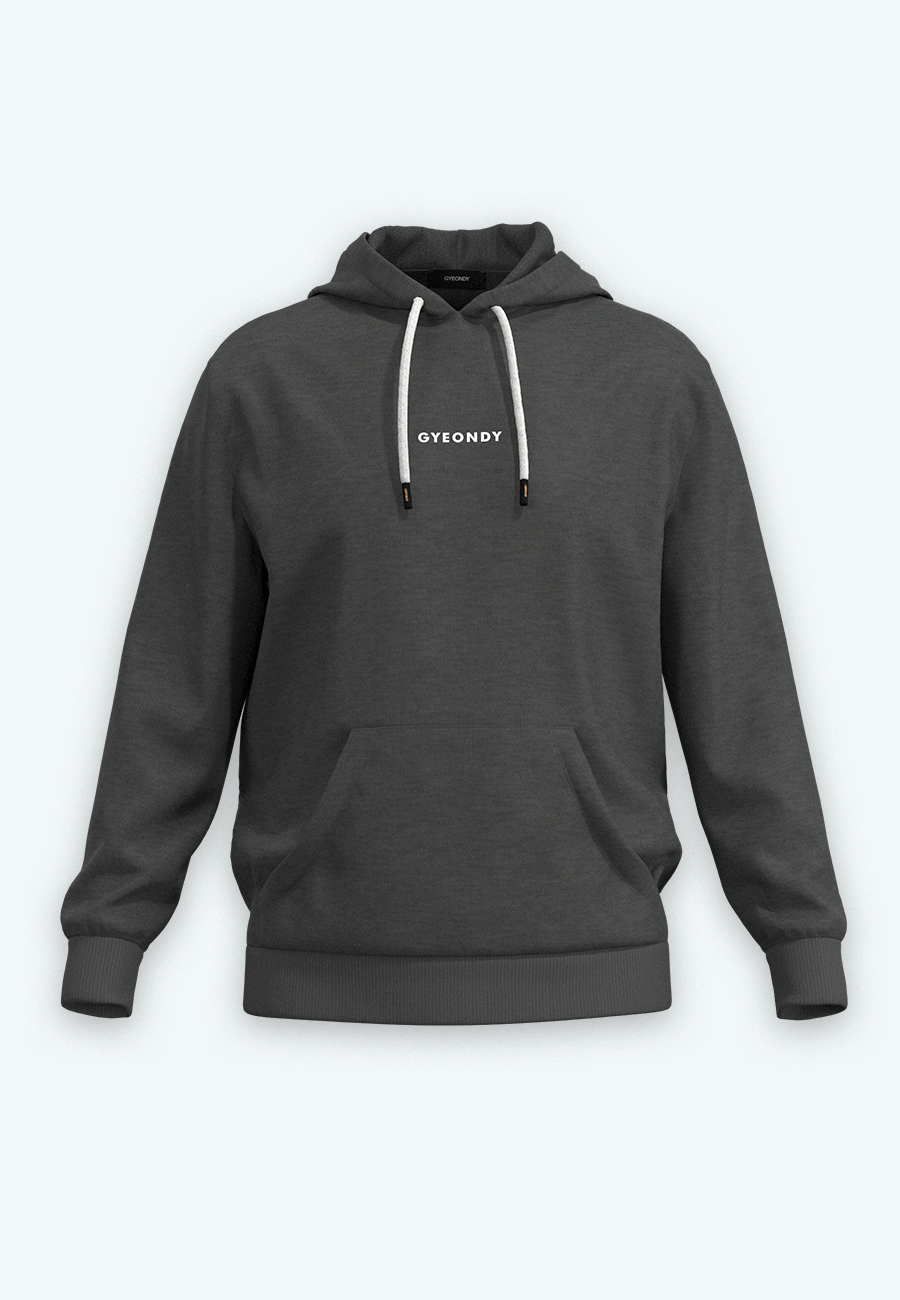 Худи мужские Худи цвет темно серый-меланж