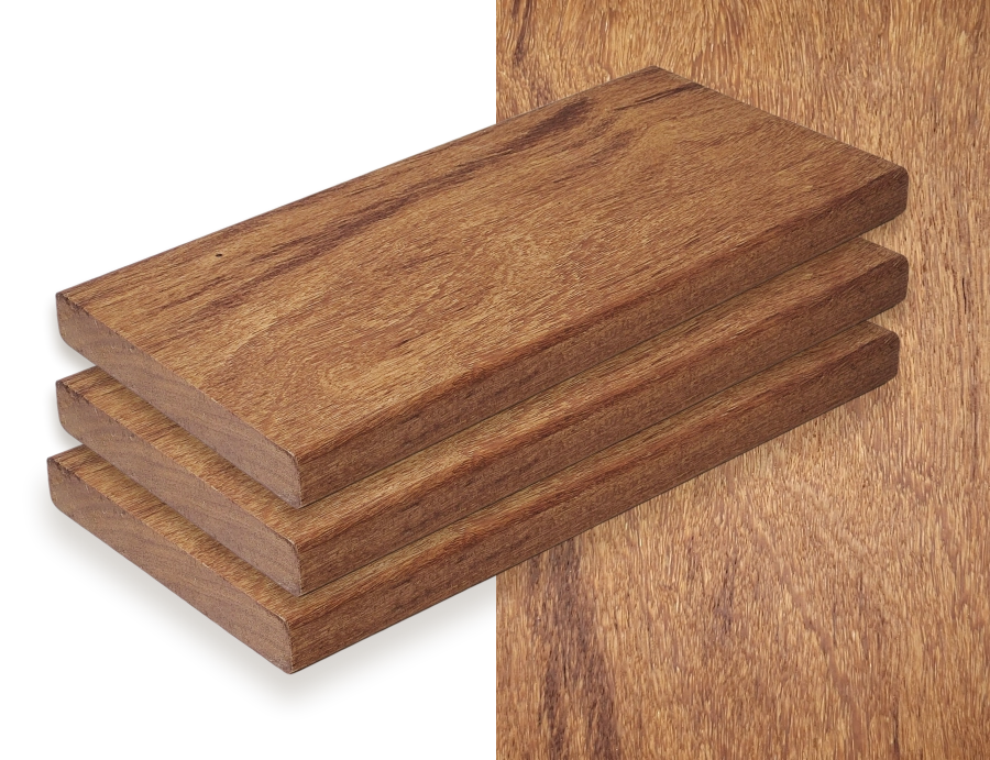 Кумару Древесина кумару - доска коричневого цвета с золотистыми прожилками