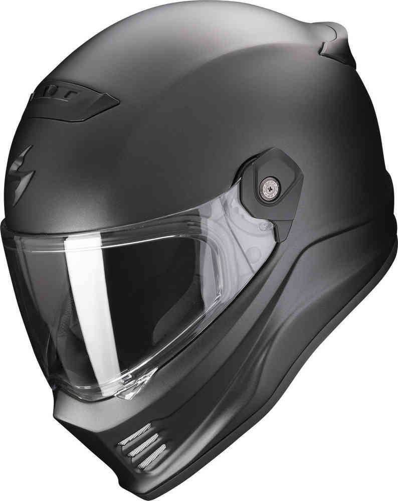 Мотошлем-интеграл SCORPION COVERT FX Solid Matt Black — мотосалон SPB-HS, СПб