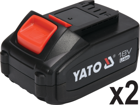Заказать Гайковерт YATO 1/2" 18В: мощность 800Нм, бесщеточный мотор, две батареи 4Ач