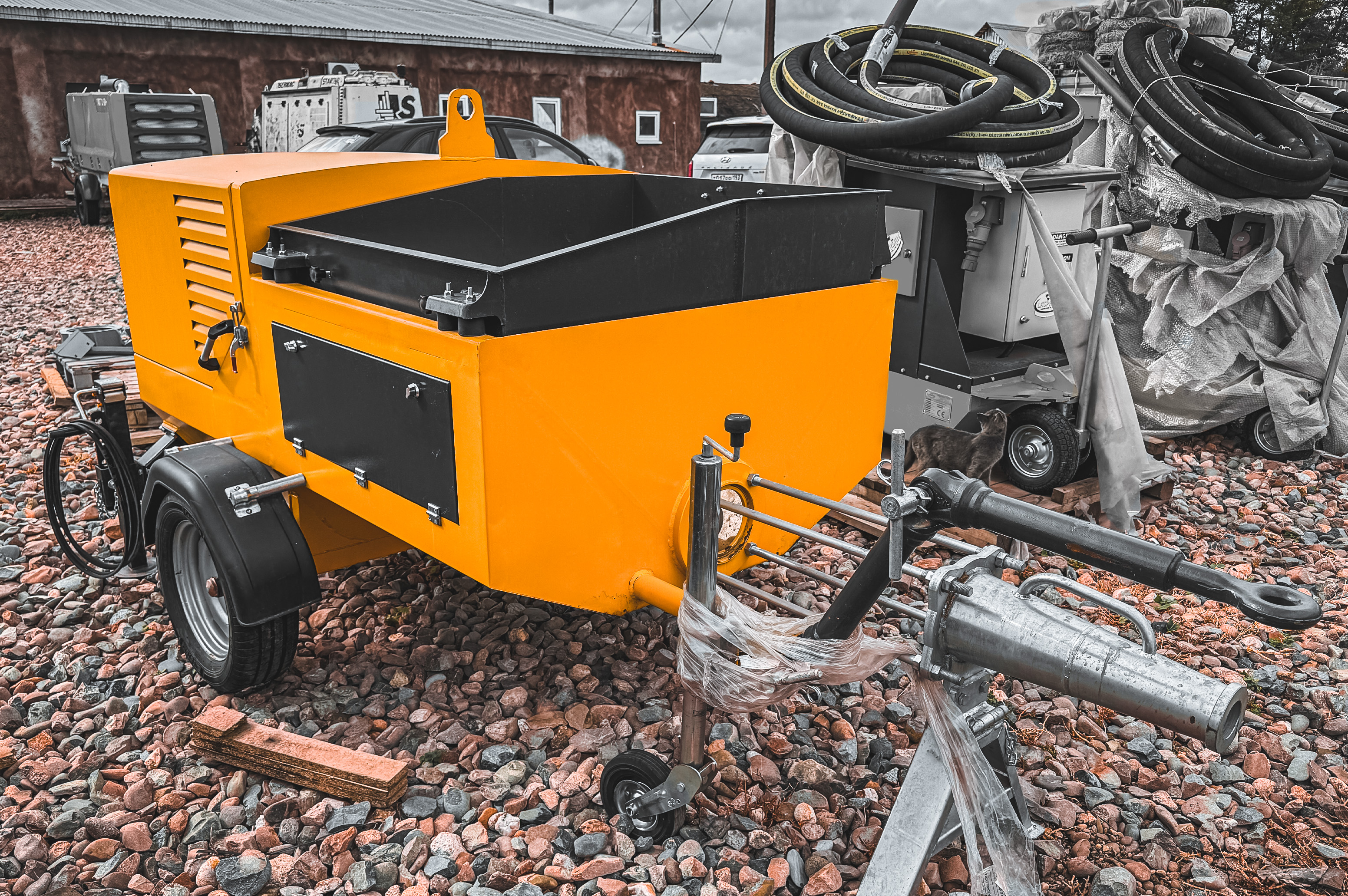 Габариты и мобильность агрегата PowerMix