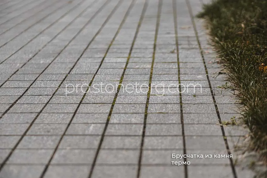 Брусчатка из натурального камня габбо-диабаза