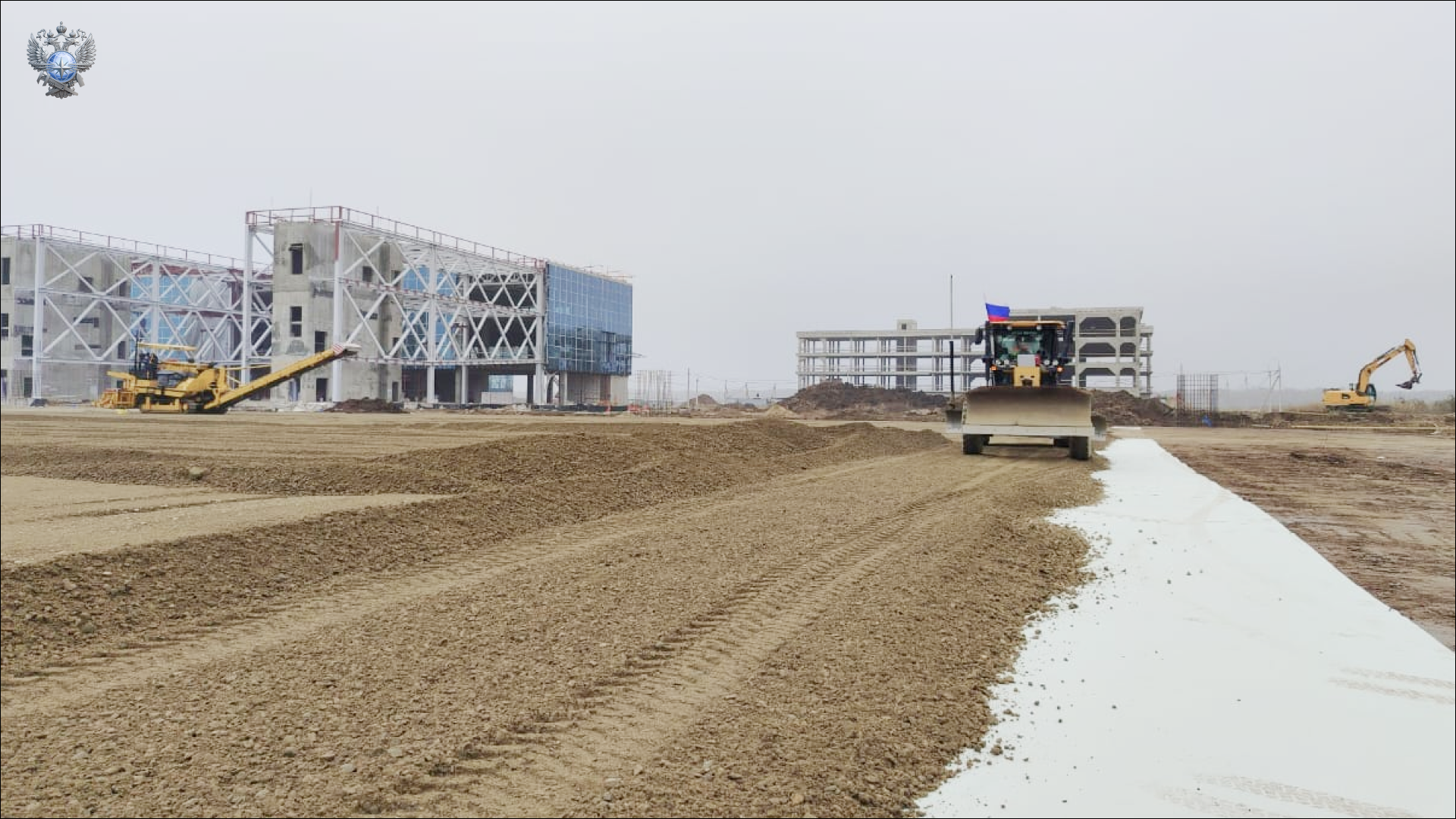 В аэропорту «Пашковский» Краснодарского края продолжается реконструкция аэродромной инфраструктуры