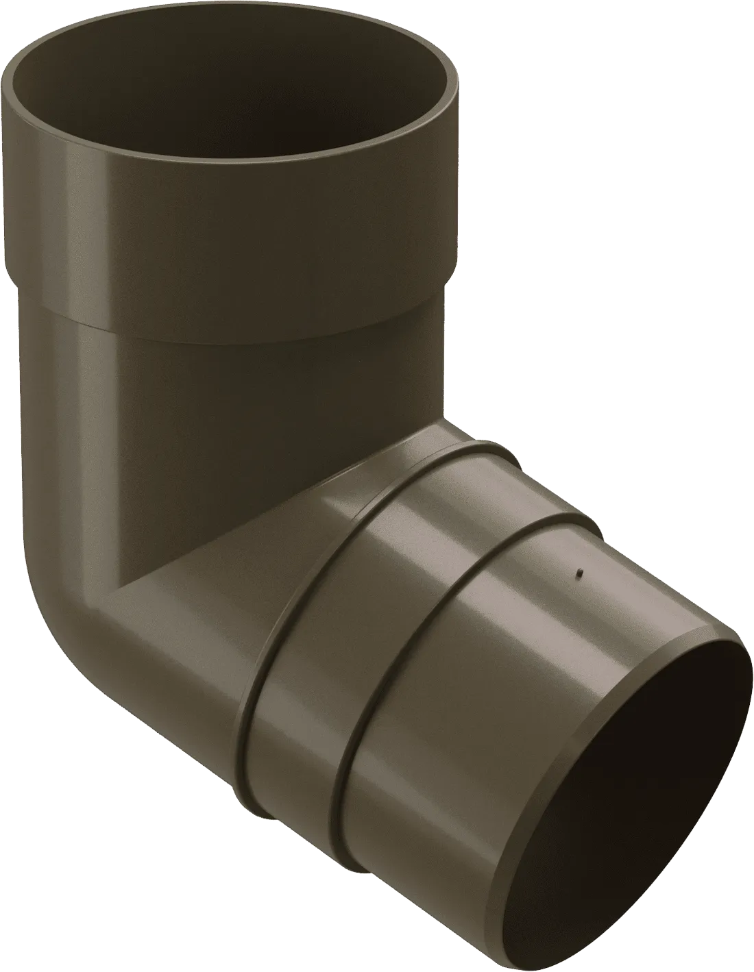 Колено 72° d85 ммDocke Premium, Каштан (RAL8017)