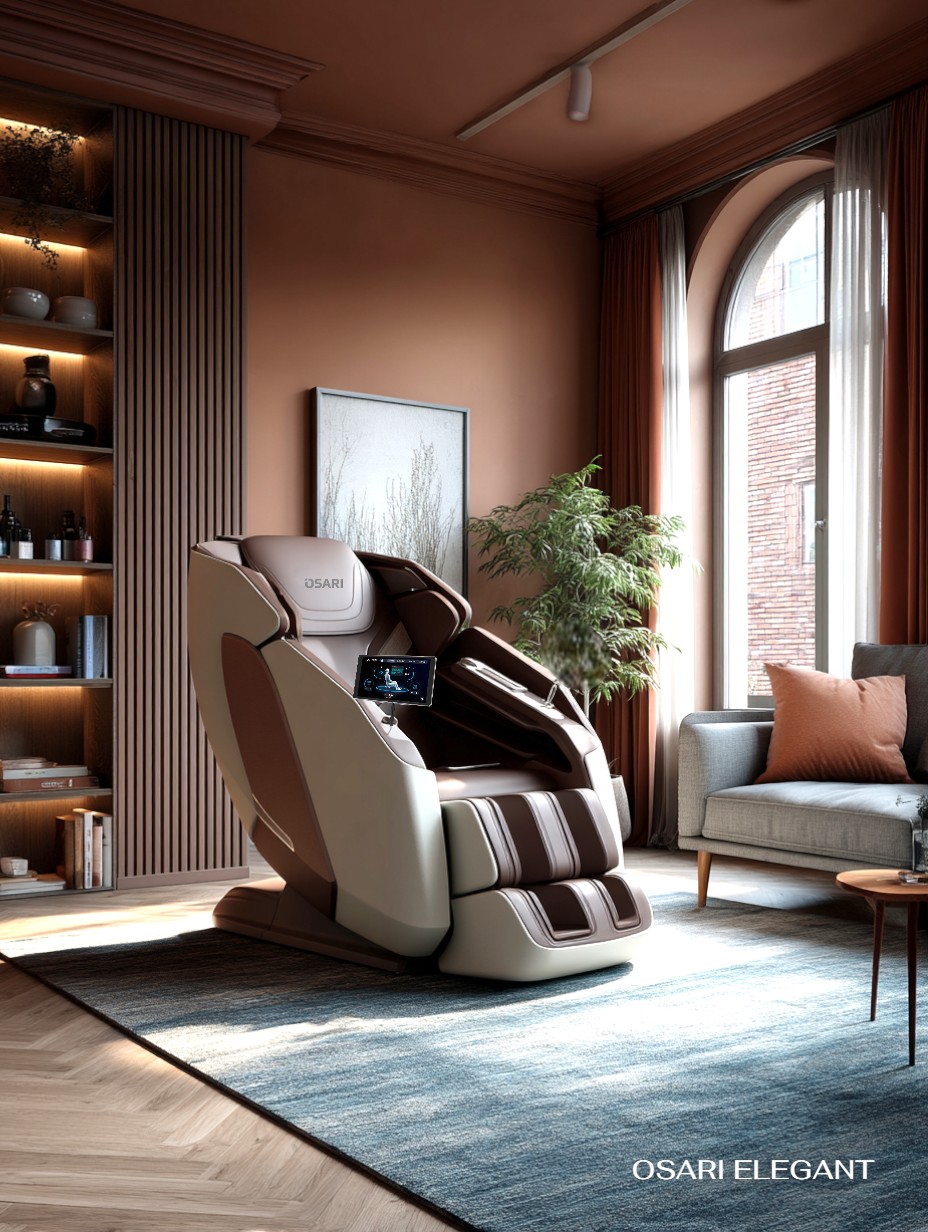 Лучшее массажное кресло OSARI Ai3 с нейро-роликами и интеллектуальной системой для полного расслабления и восстановления.