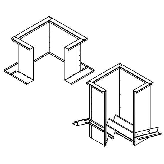 Стаканы монтадные СТМ для крышных вентиляторов Монтажные стаканы СТМ