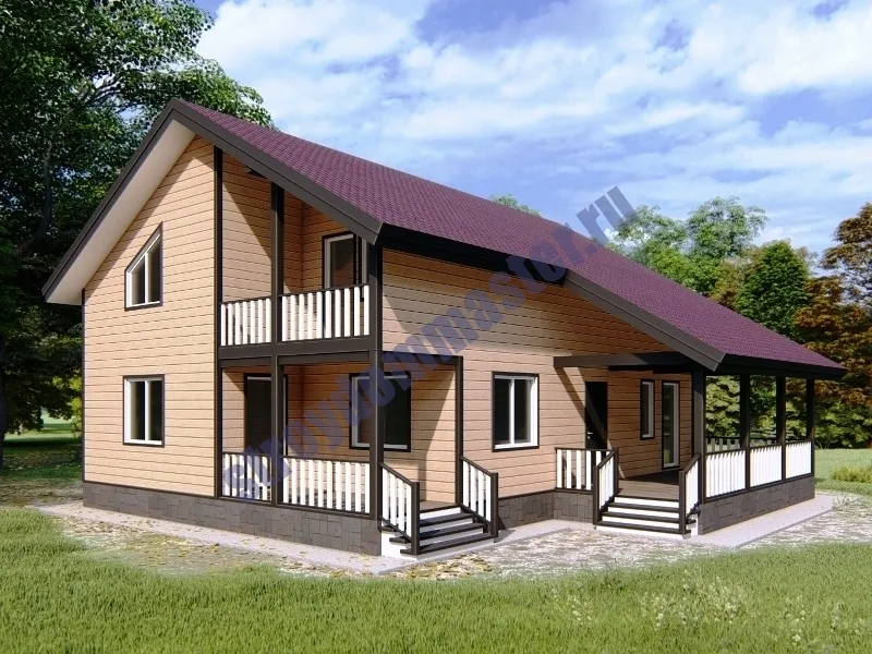 Каркасный дом ТОКИО 12Х12