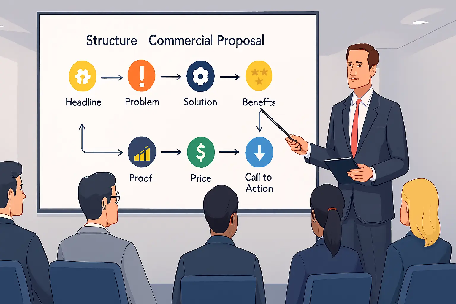 Структура эффективного коммерческого предложения фото