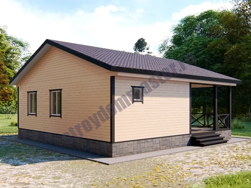 Каркасный дом КАРИНЭ 9Х9