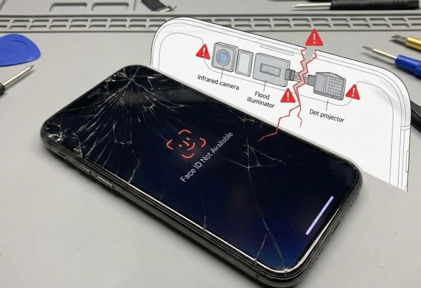 Face ID перестал работать: почему это происходит после падения и можно ли починить