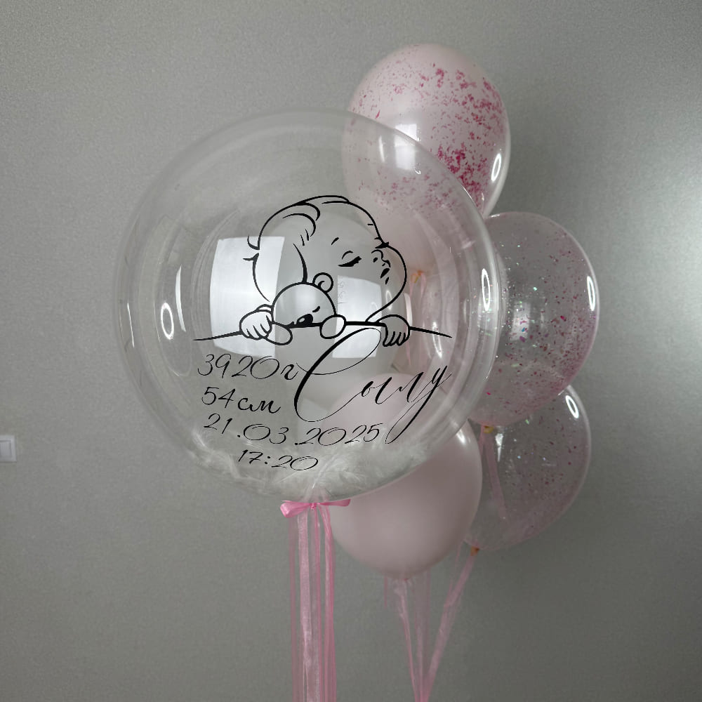 Баблс с метрикой и связка 5 шаров