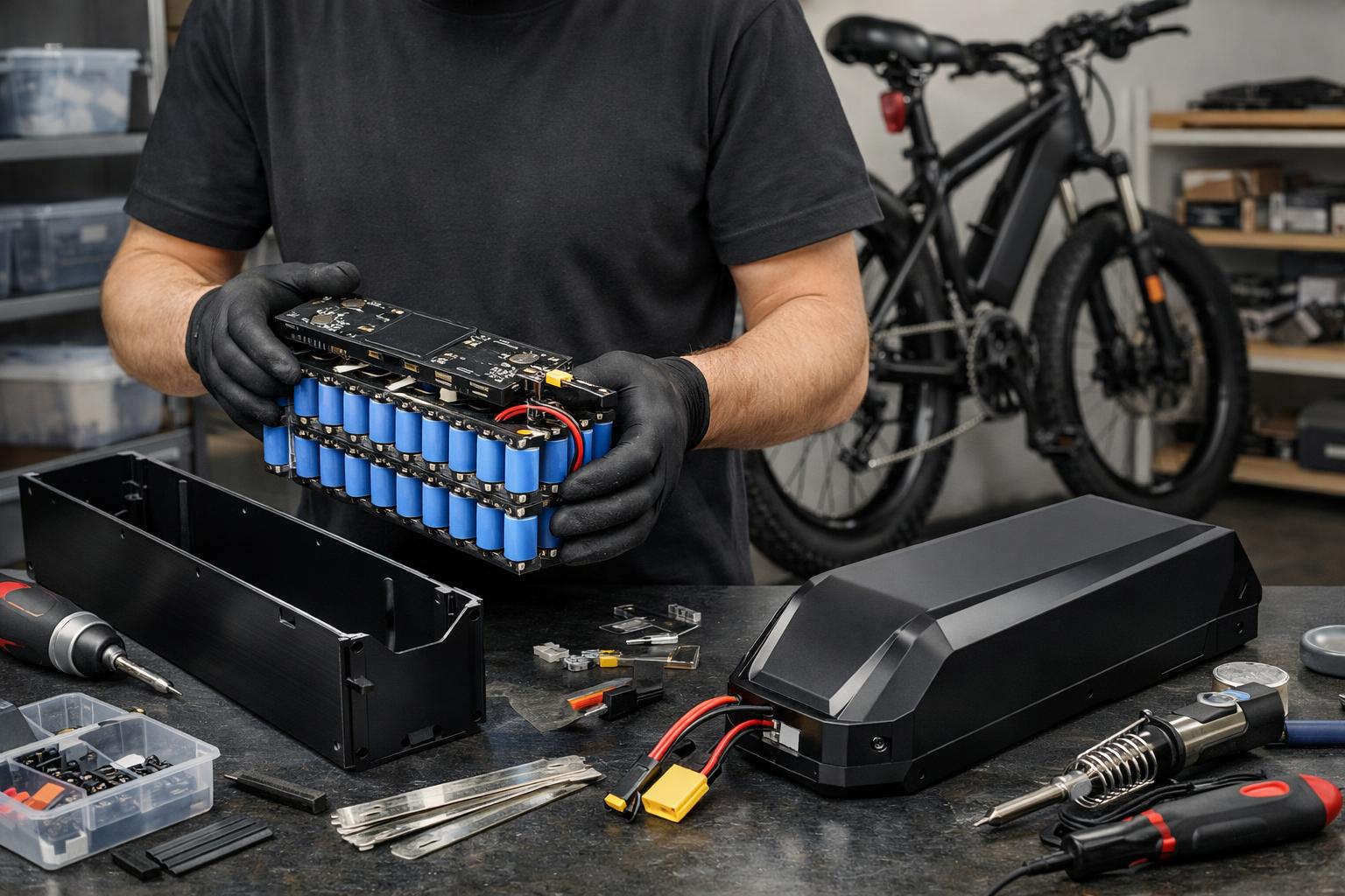 Сборка аккумулятора 60В для электровелосипеда на заказ Сборка аккумулятора 60В для электровелосипеда на заказ