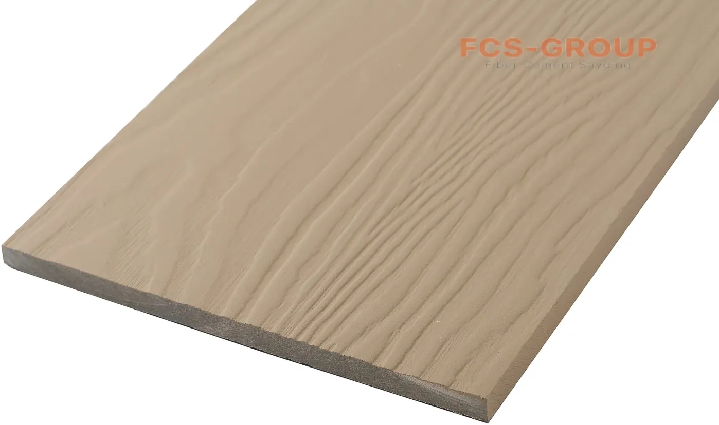 Фиброцементный сайдинг FCS Wood Classic, 3000х190х8 мм, F03 Белый песок