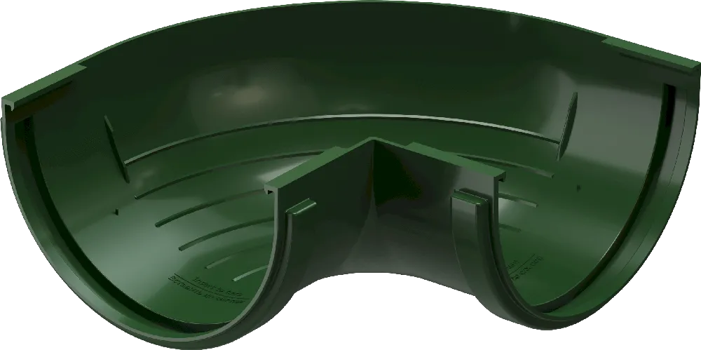 Угол жёлоба внешний 90° d120 мм Docke Standard, Зелёный (RAL6005)