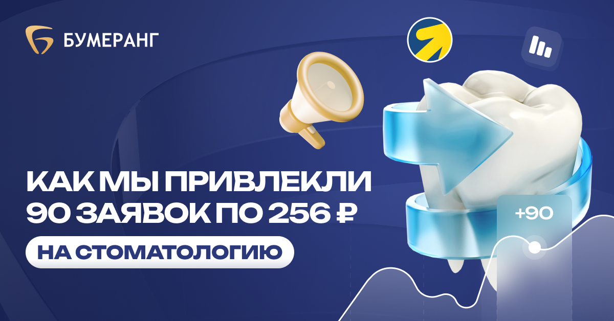 Секреты успешной рекламы стоматологии: как снизить стоимость лида до 256₽