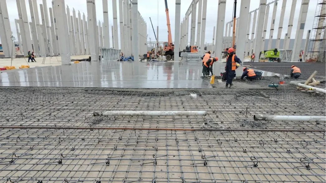 Завод Haval — 15 000 м² полимерцементного покрытия за 3 недели Завод Haval — 15 000 м² полимерцементного покрытия за 3 недели