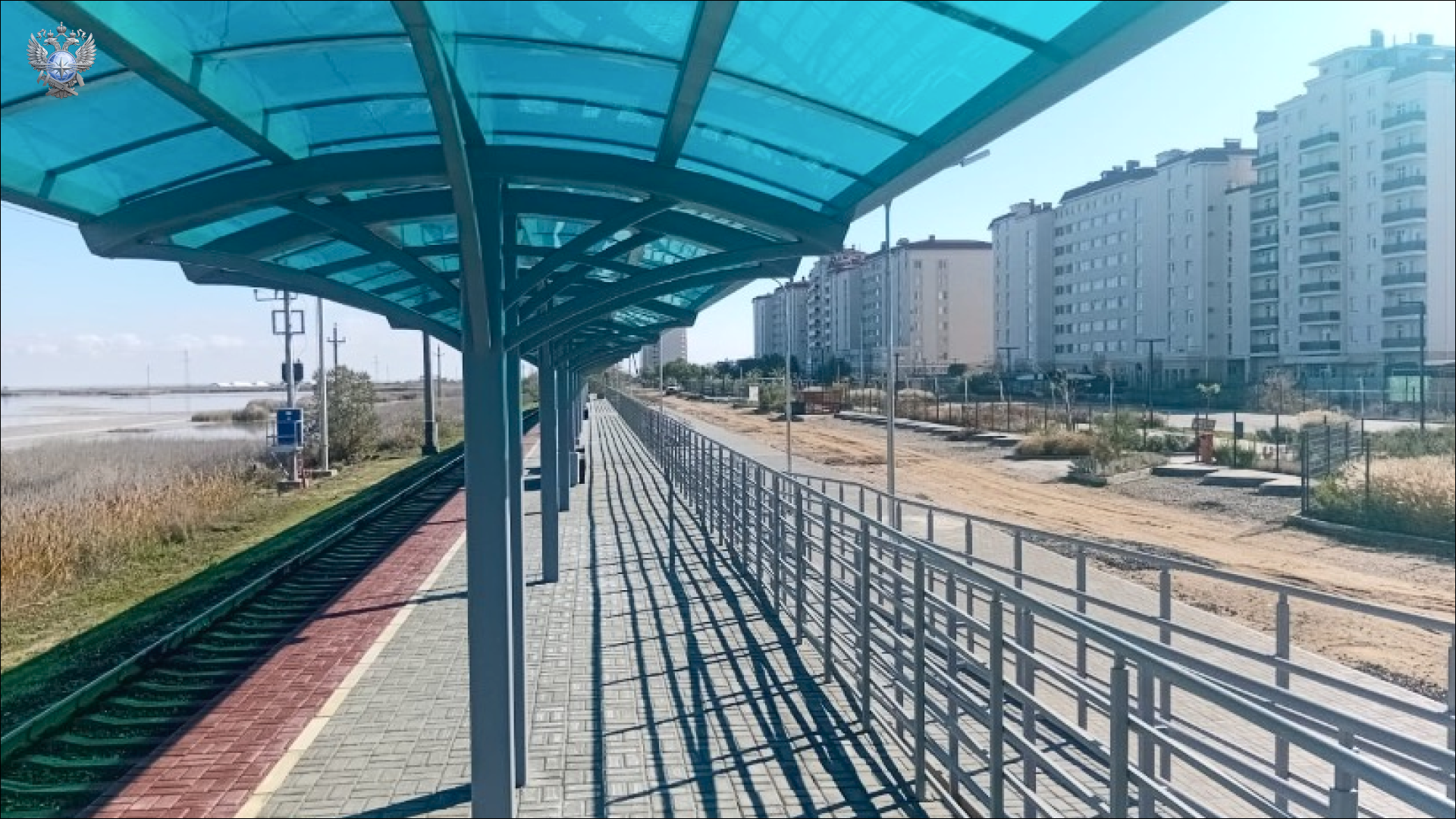 Продолжается строительство железнодорожной инфраструктуры в западной части полуострова Крым