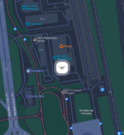 Карта Автоцентра Ручьи