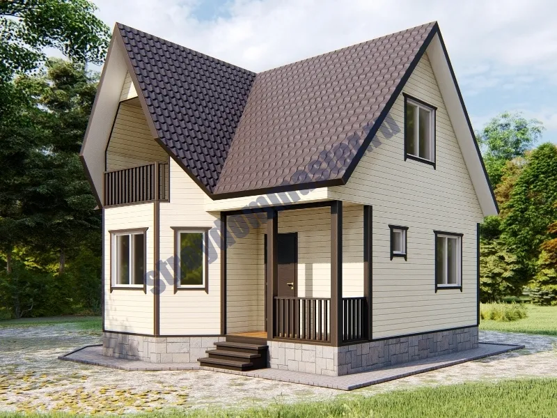 Каркасный Дом АМУР 7×7