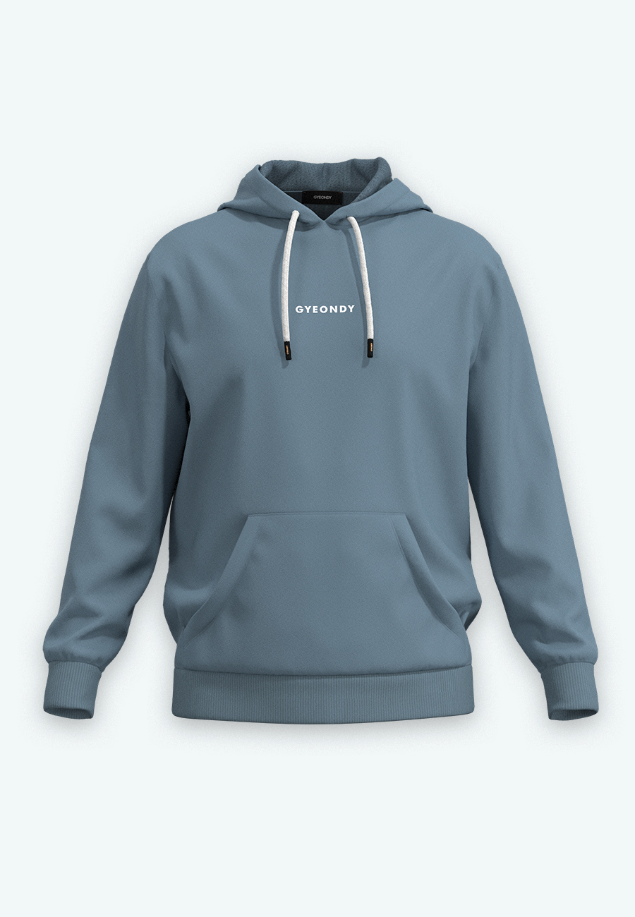 Худи на молнии мужские Худи на молнии цвет голубой