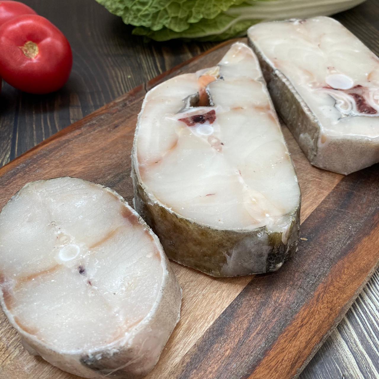 Стейк трески св/мороженый (цена за 1кг) в магазине "МореЕшь"