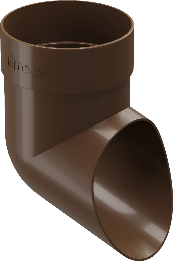 Наконечник d80 мм Docke Standard, Светло-коричневый (RAL8017)