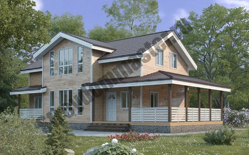 Каркасный Дом ТИМБЕР 15.5Х9