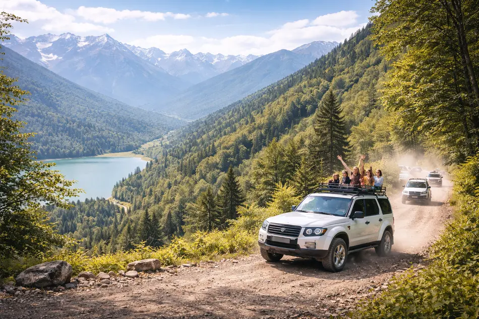 Джип-тур по Абхазии