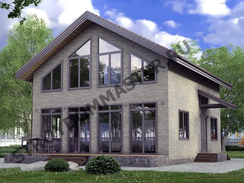 Каркасный Дом НОРВЕГИЯ 8Х9 